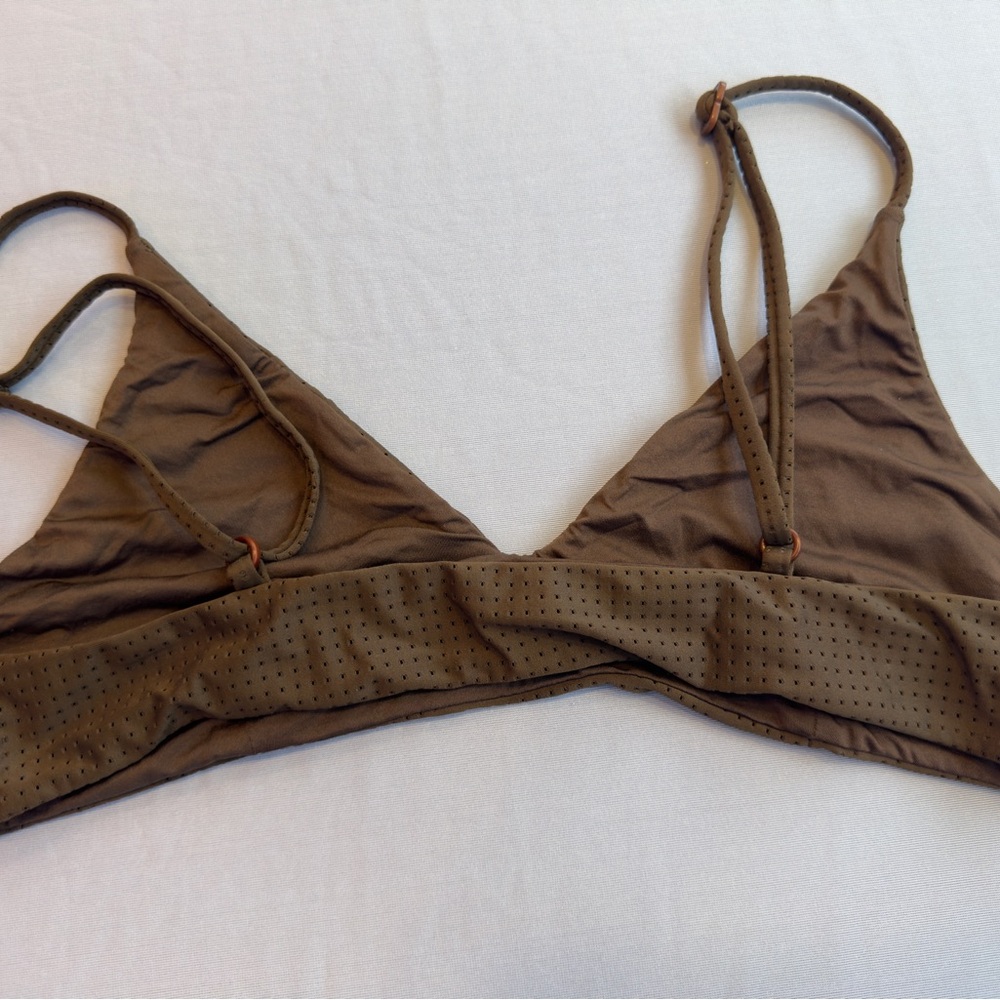 ACACIA Sapote Mesh Perforated Triangle Bikini - Picture 2 of 3
